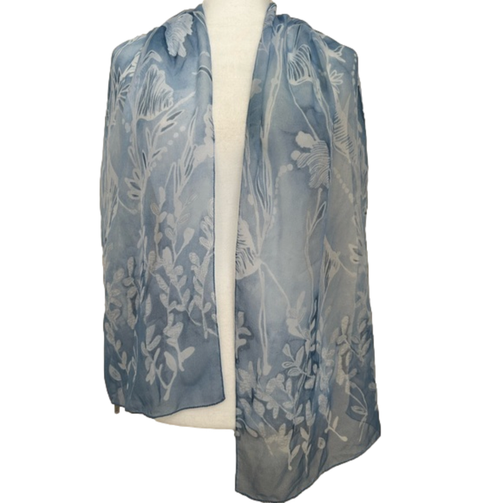 A.Galli Scarf Drape Made in Italy 62 x 15” Scarf